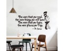 Dr. Seuss Quote with Cartoon figure
